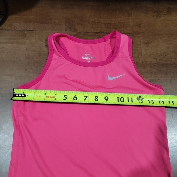 Nike Pro Dr Fit Fitted Racerback Workout Athletic Tank top Size Large - Picture 10 of 14